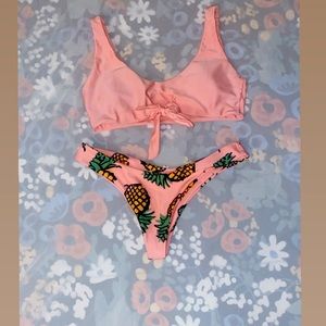 Pink small bathing suit